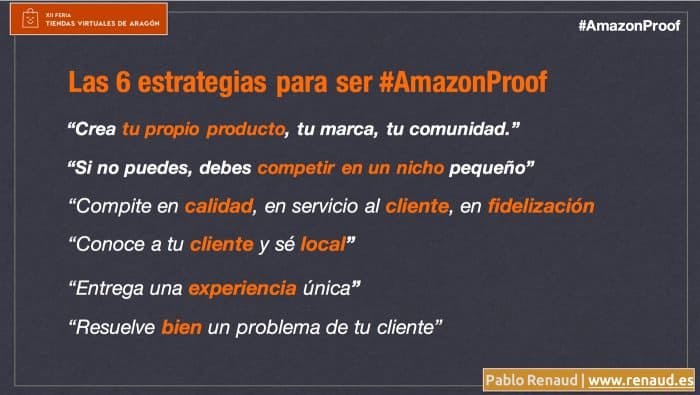 Las 6 ideas de estrategia ecommerce Amazonproof por Pablo Renaud