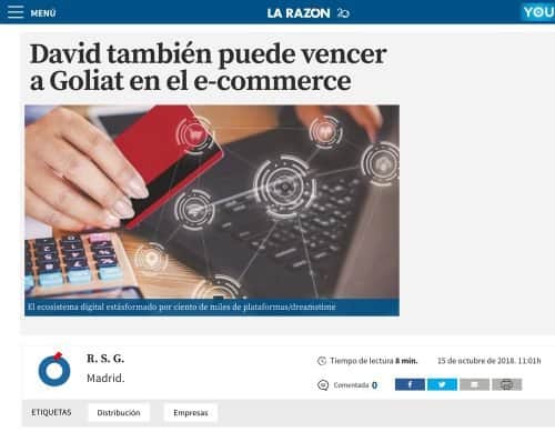 Artículo de Pablo Renaud sobre ecommerce en La Razón