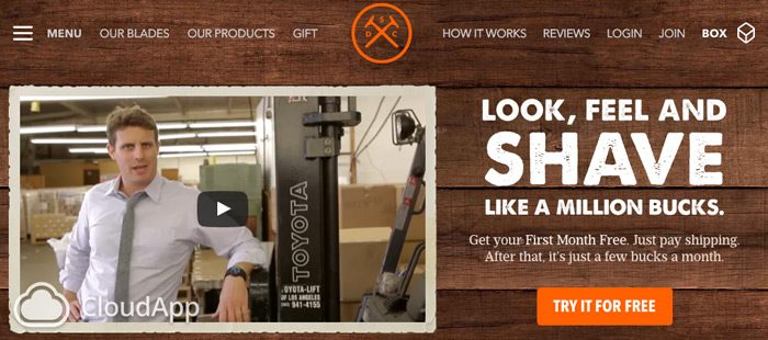 Ecommerce de suscripción - Dollar Shave Club