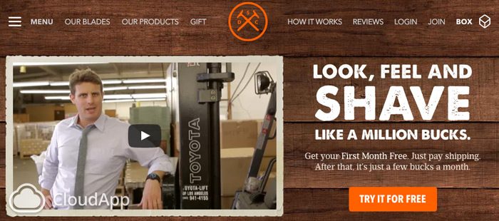 Ecommerce de suscripción - Dollar Shave Club