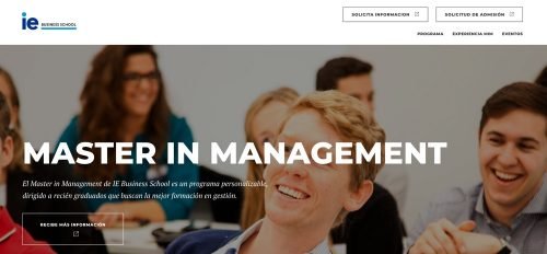 Master in Management en IE Business School