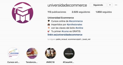 Ejemplo de métrica: seguidores en Instagram